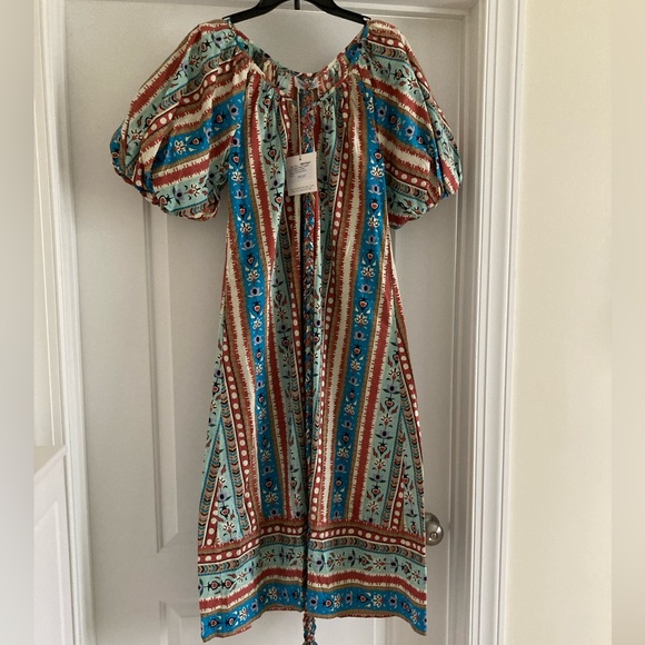 Olivia James Long Sleeve Striped Dress Multicolor NWT Multiple Sizes - Picture 2 of 5